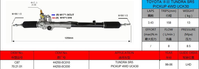 hydraulic power steering systems