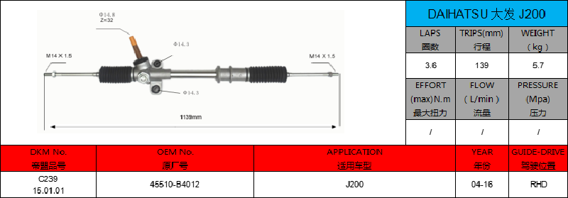 steering rack