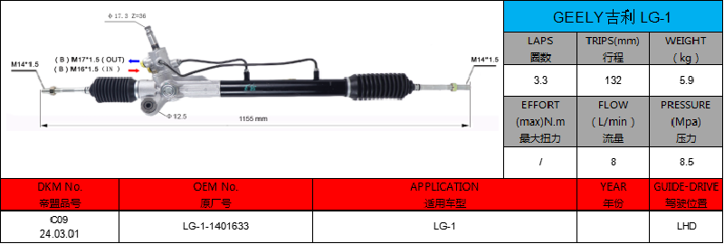rack and pinion