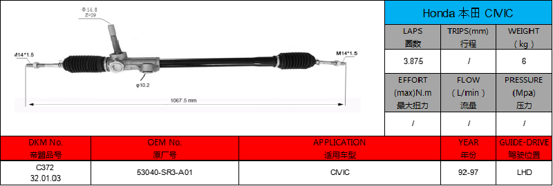rack and pinion