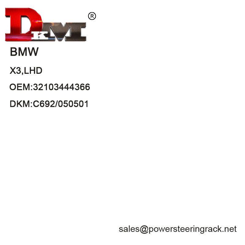 32103444366 BMW X3 LHD Cremallera de dirección asistida hidráulica