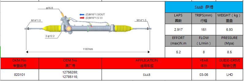 Acheter 12756288 Crémaillère de direction assistée hydraulique SAAB LHD,12756288 Crémaillère de direction assistée hydraulique SAAB LHD Prix,12756288 Crémaillère de direction assistée hydraulique SAAB LHD Marques,12756288 Crémaillère de direction assistée hydraulique SAAB LHD Fabricant,12756288 Crémaillère de direction assistée hydraulique SAAB LHD Quotes,12756288 Crémaillère de direction assistée hydraulique SAAB LHD Société,