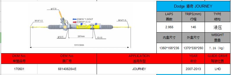 Kaufen 68140628AE DODGE JOURNEY LHD Hydraulisches Servolenkgetriebe;68140628AE DODGE JOURNEY LHD Hydraulisches Servolenkgetriebe Preis;68140628AE DODGE JOURNEY LHD Hydraulisches Servolenkgetriebe Marken;68140628AE DODGE JOURNEY LHD Hydraulisches Servolenkgetriebe Hersteller;68140628AE DODGE JOURNEY LHD Hydraulisches Servolenkgetriebe Zitat;68140628AE DODGE JOURNEY LHD Hydraulisches Servolenkgetriebe Unternehmen