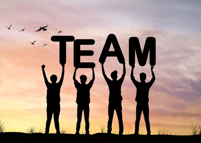 Arbeiten Sie zusammen, um Jugend-- Teambuilding-Aktivitäten anzuregen