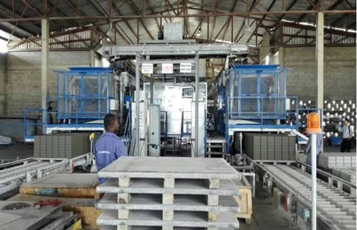 Exportation entièrement automatique de machines à blocs vers le Nigeria