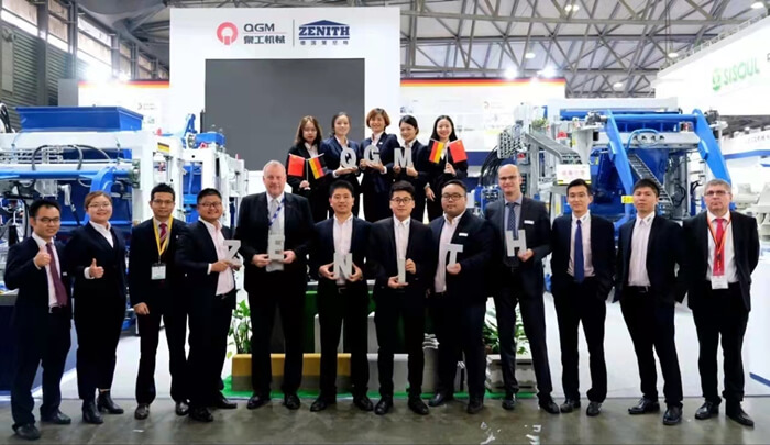 Le groupe QGM remporte une fin parfaite au salon Bauma China 2018