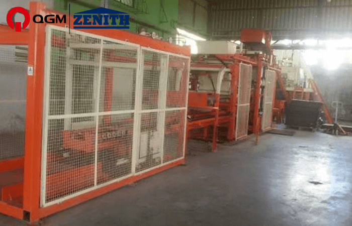 Linea di produzione di macchine automatiche per blocchi ZN1000C in Brasile