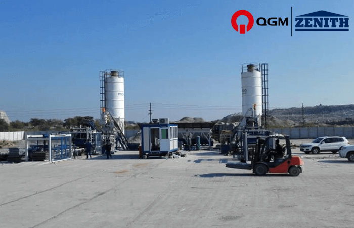 4 set di macchine per blocchi ZN1000C in Sud Africa