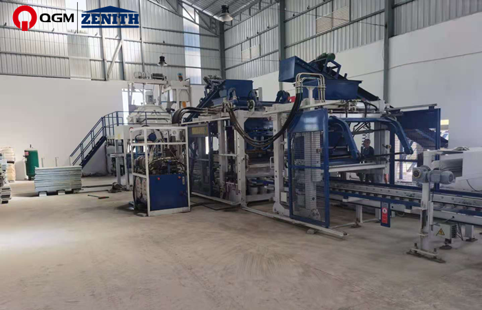 ZN900C Concrete Brick Production Line in Cambodia