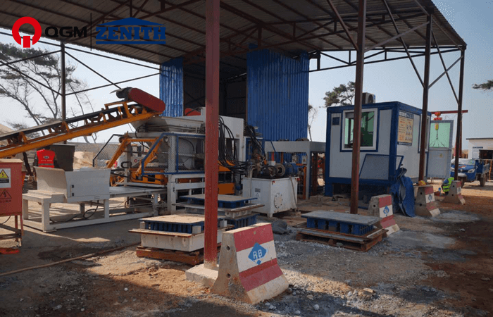 QGM QT10 Brick Making Machine sa Senegal Dakar