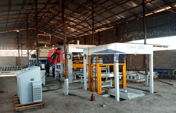 QGM QT10 Fly Ash Bricks Machine sa Wolaita Sodo, Ethiopia