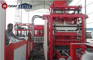 Máquina de bloques de pavimentación ZN1000C en Addis Abeba