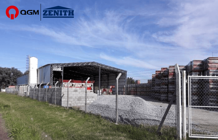 Linea di produzione di macchine per blocchi ZN1000C in Argentina