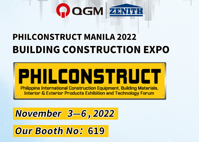 QGM participera à Philconstruct Manila 2022