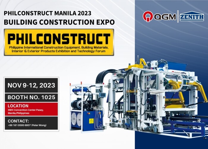 QGM sera présent à PHIL CONSTRUCT MANILA 2023