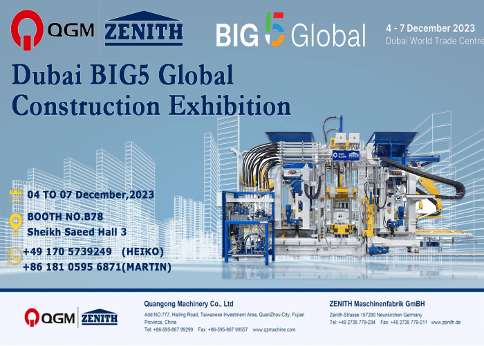 Meet QGM-ZENITH Group on Dubai Big Five Construction Exhibition 2023