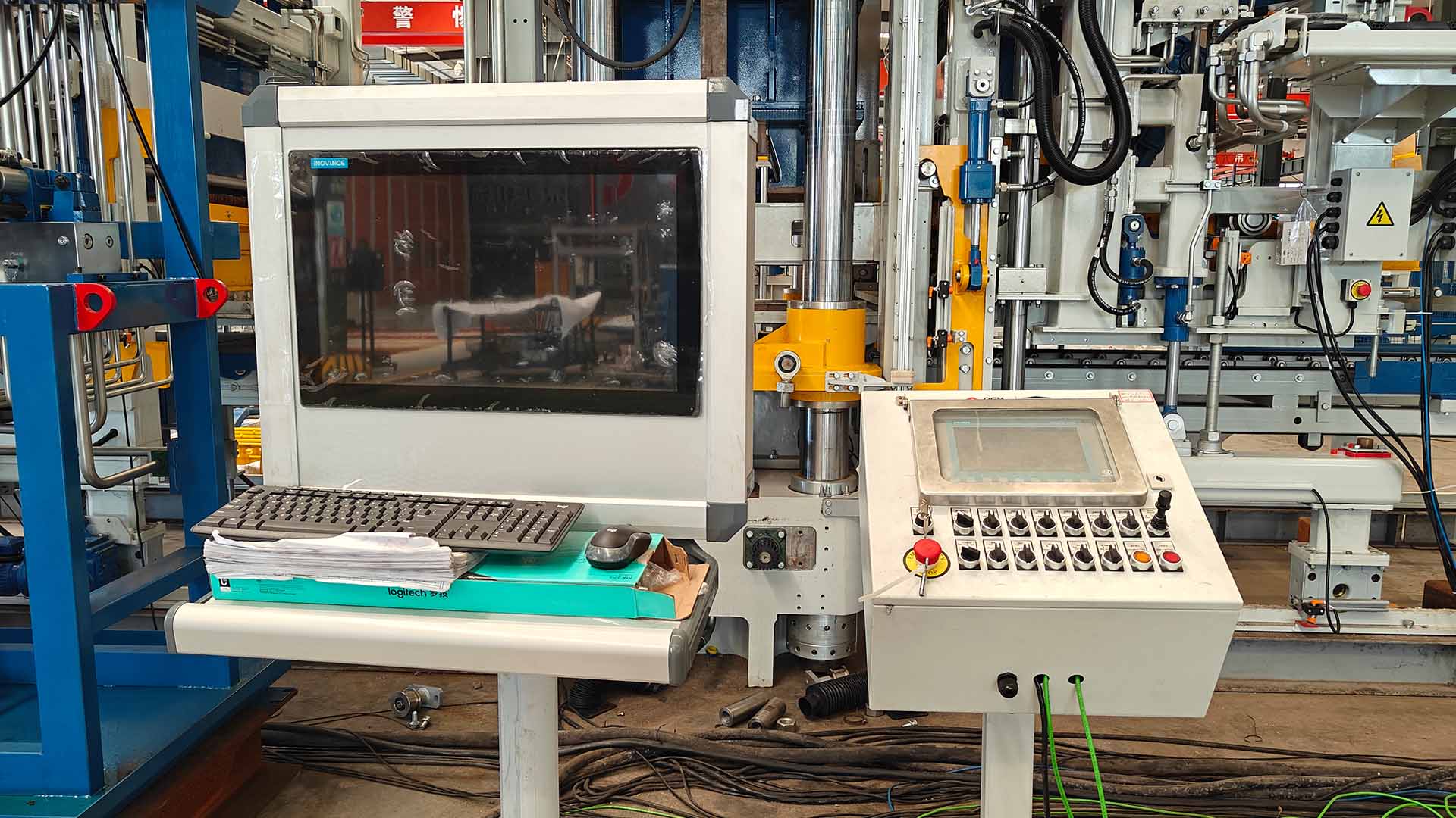 concrete block machine price
