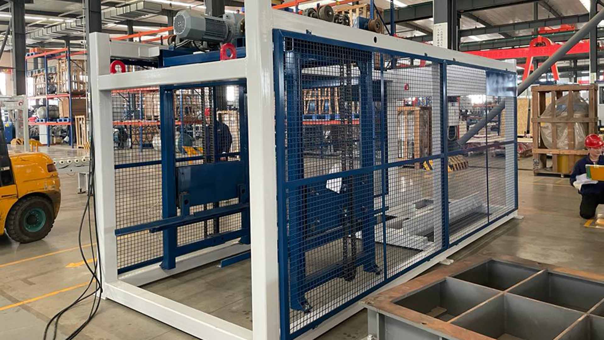 concrete block machine price