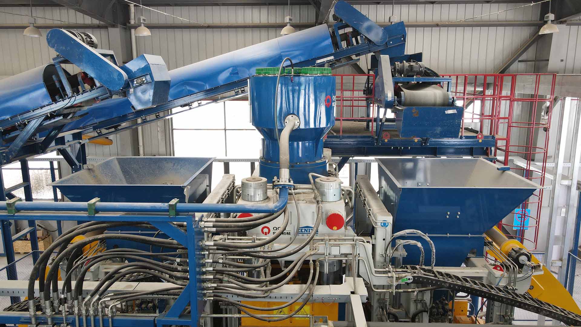 concrete brick making machine