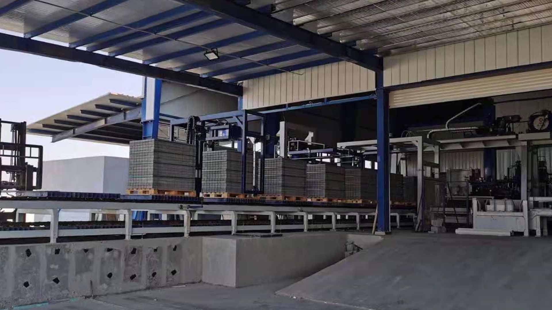 concrete brick making machine