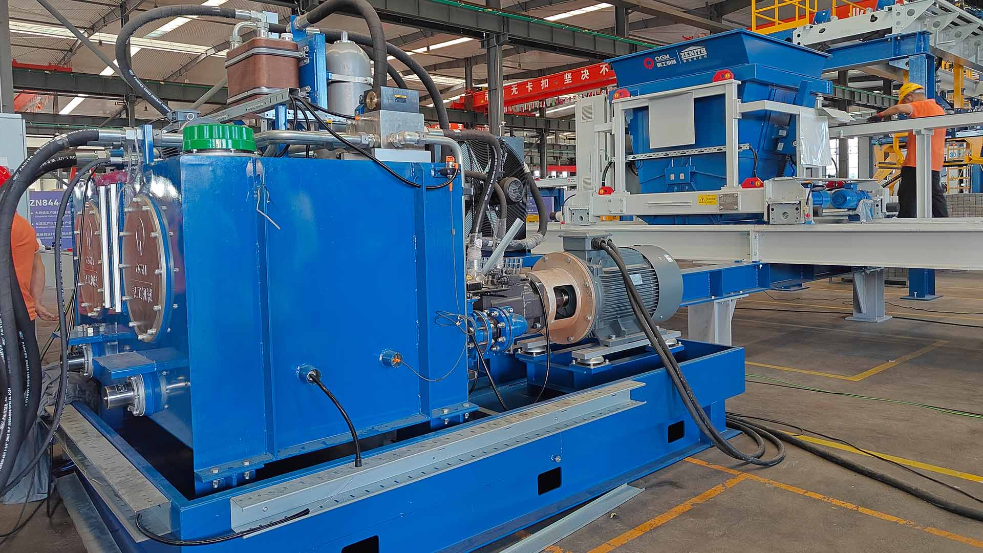 concrete brick making machine