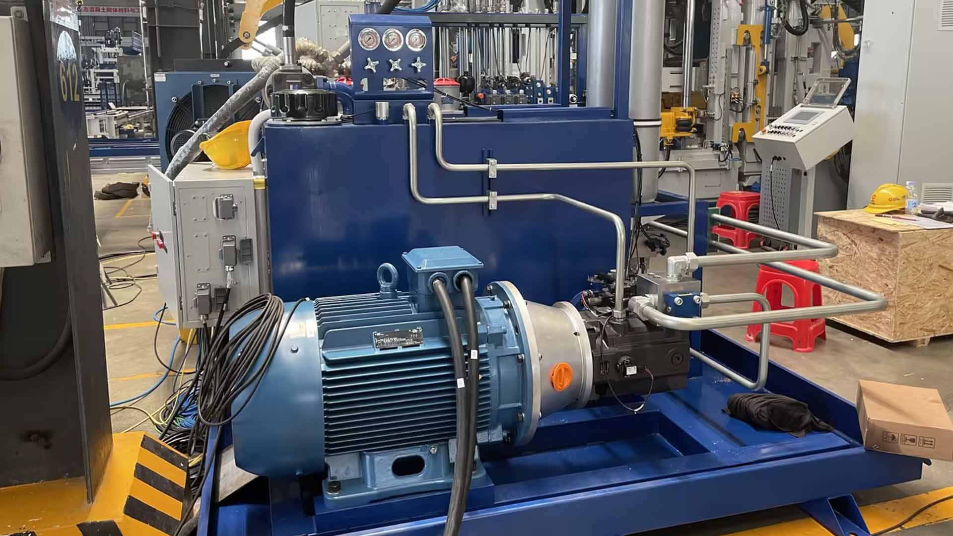 concrete brick making machine