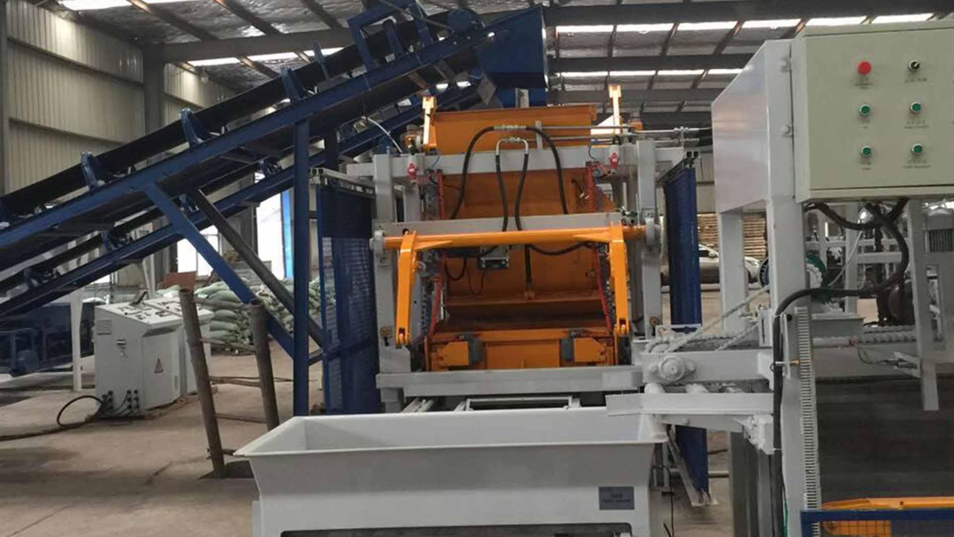 concrete brick making machine