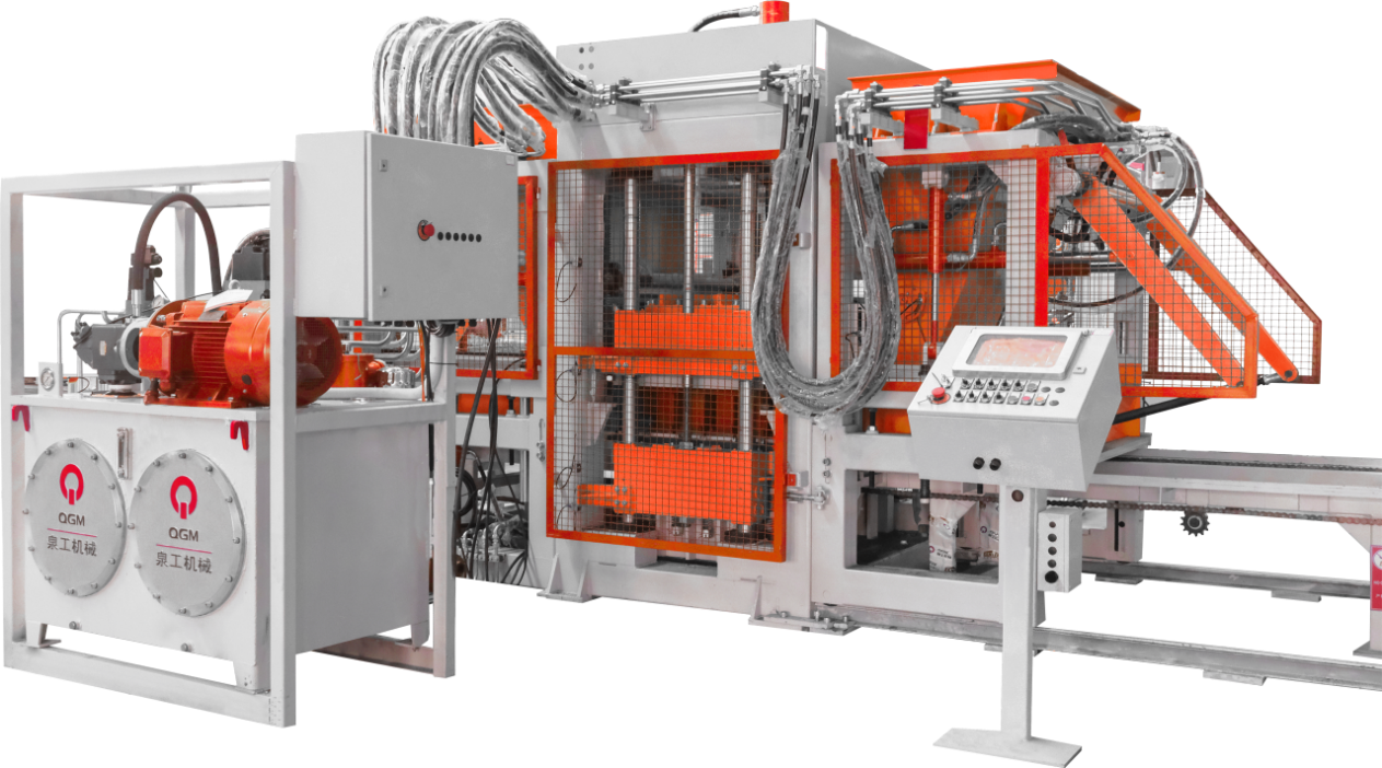 Machine de moulage de blocs entièrement automatique pour pavés creux standard