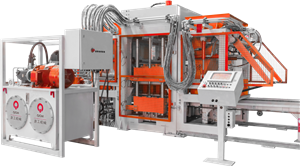 Machine de moulage de blocs entièrement automatique pour pavés creux standard