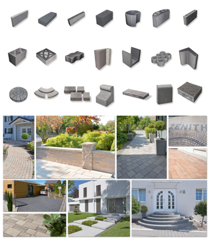 automatic concrete block making machine