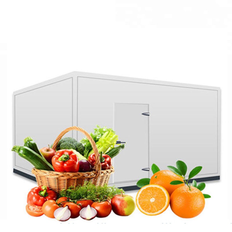Cameră frigorifică cu legume și fructe