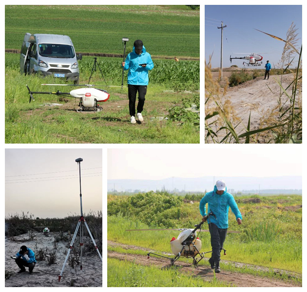 Assist Local Farmers in Plant Protection with Agriculture Helicopter