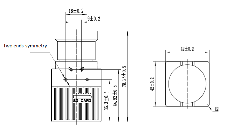 HD thermal camera