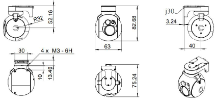 Digital zoom EO gimbal