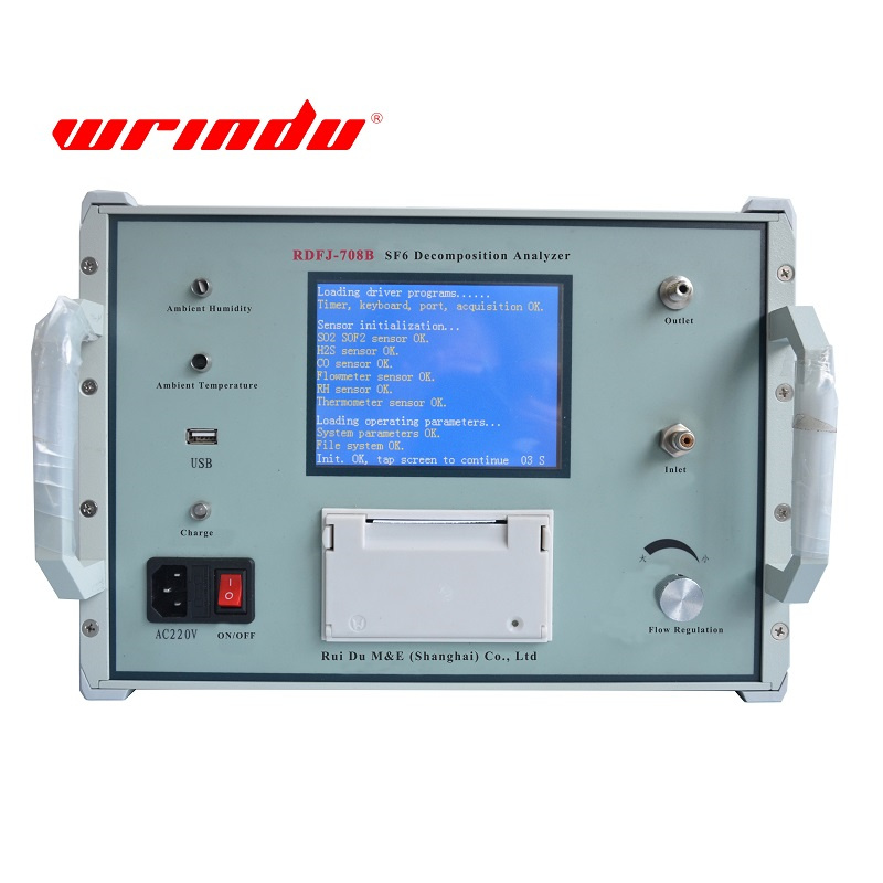 ppm purity decomposition sf6 gas analyzer