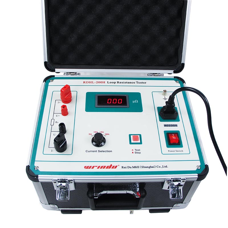 micro ohmmeter intelligent automatic contact resistance tester 200A