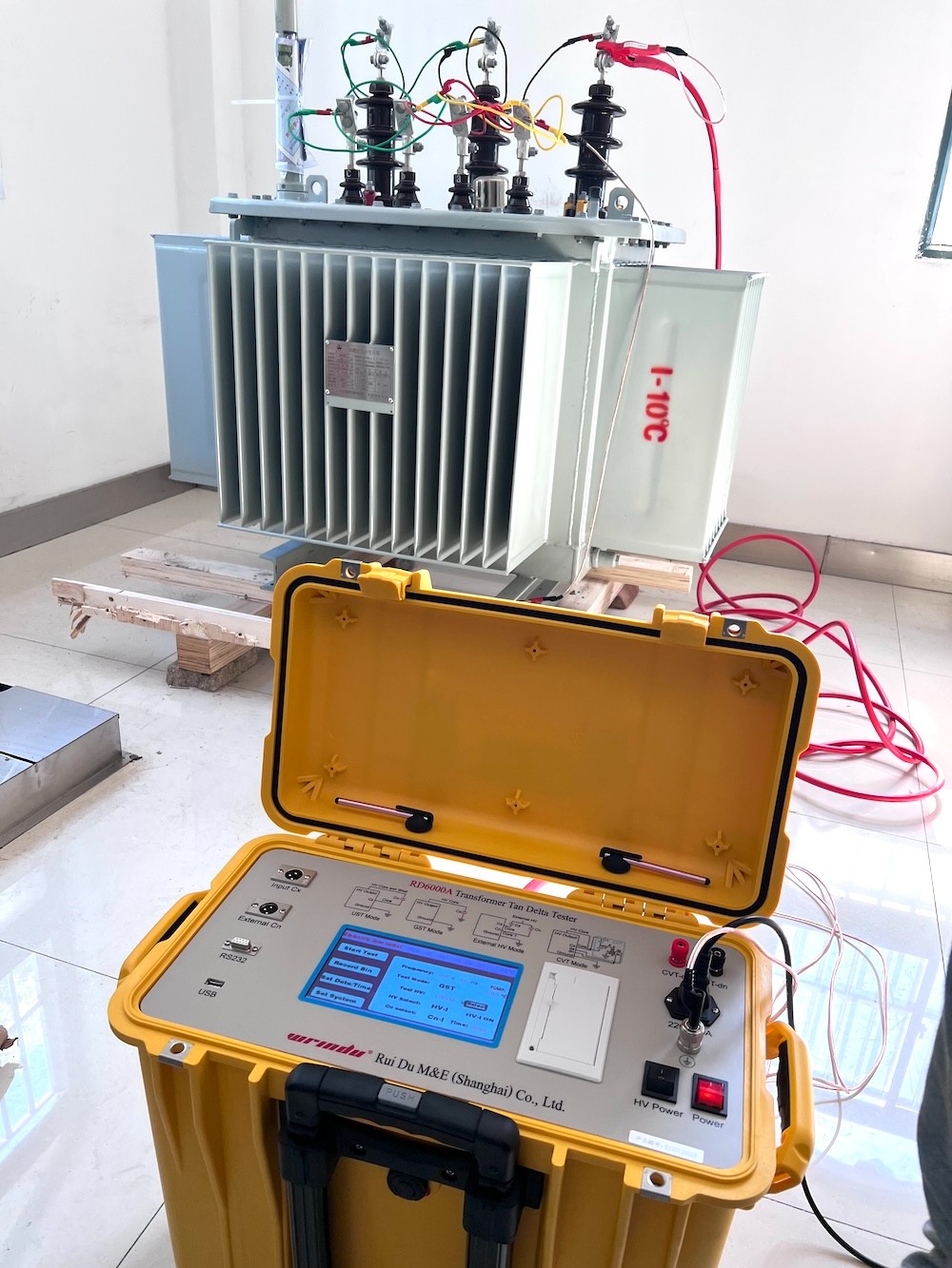 transformer dielectric loss factor tester