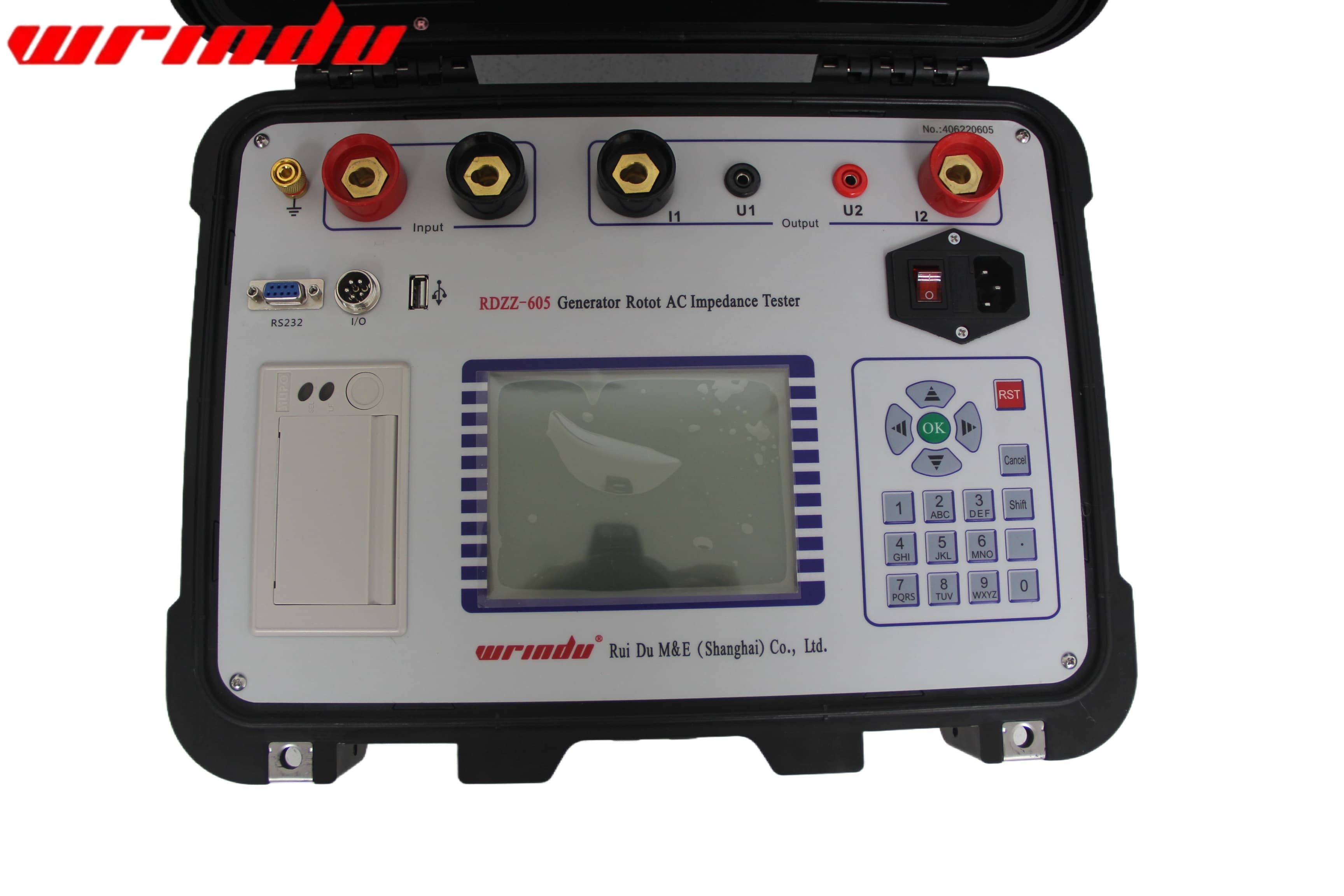 Generator Rotor AC Impedance Tester Electric Rotor Winding Measurement