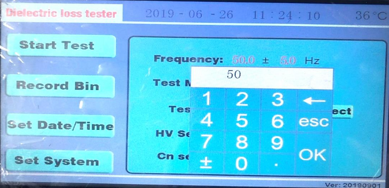 tan delta test of transformer procedure