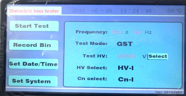 tan delta testing procedure pdf