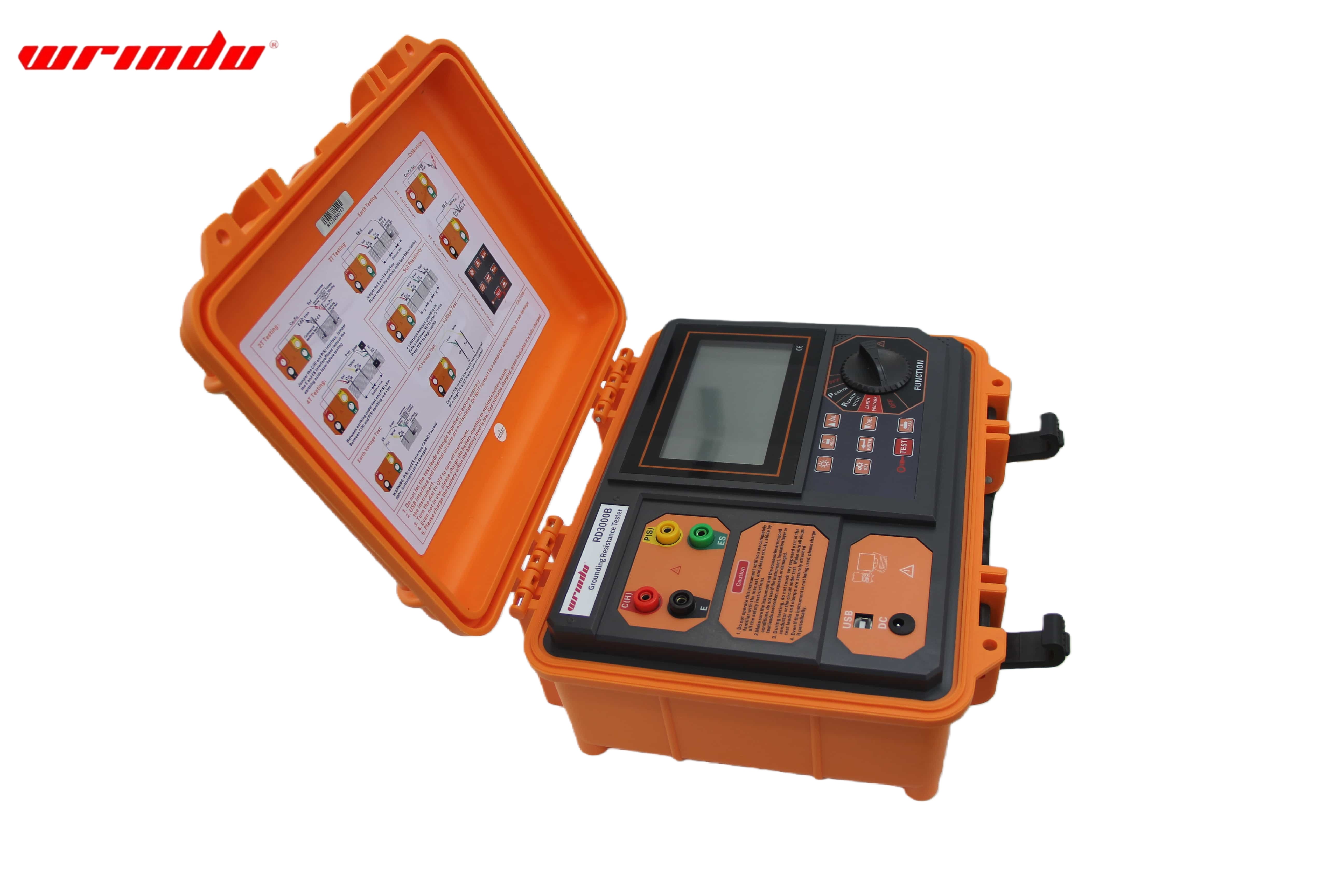 Manufacturer Digital Clamp-on Earth Ground Resistance Tester Meter