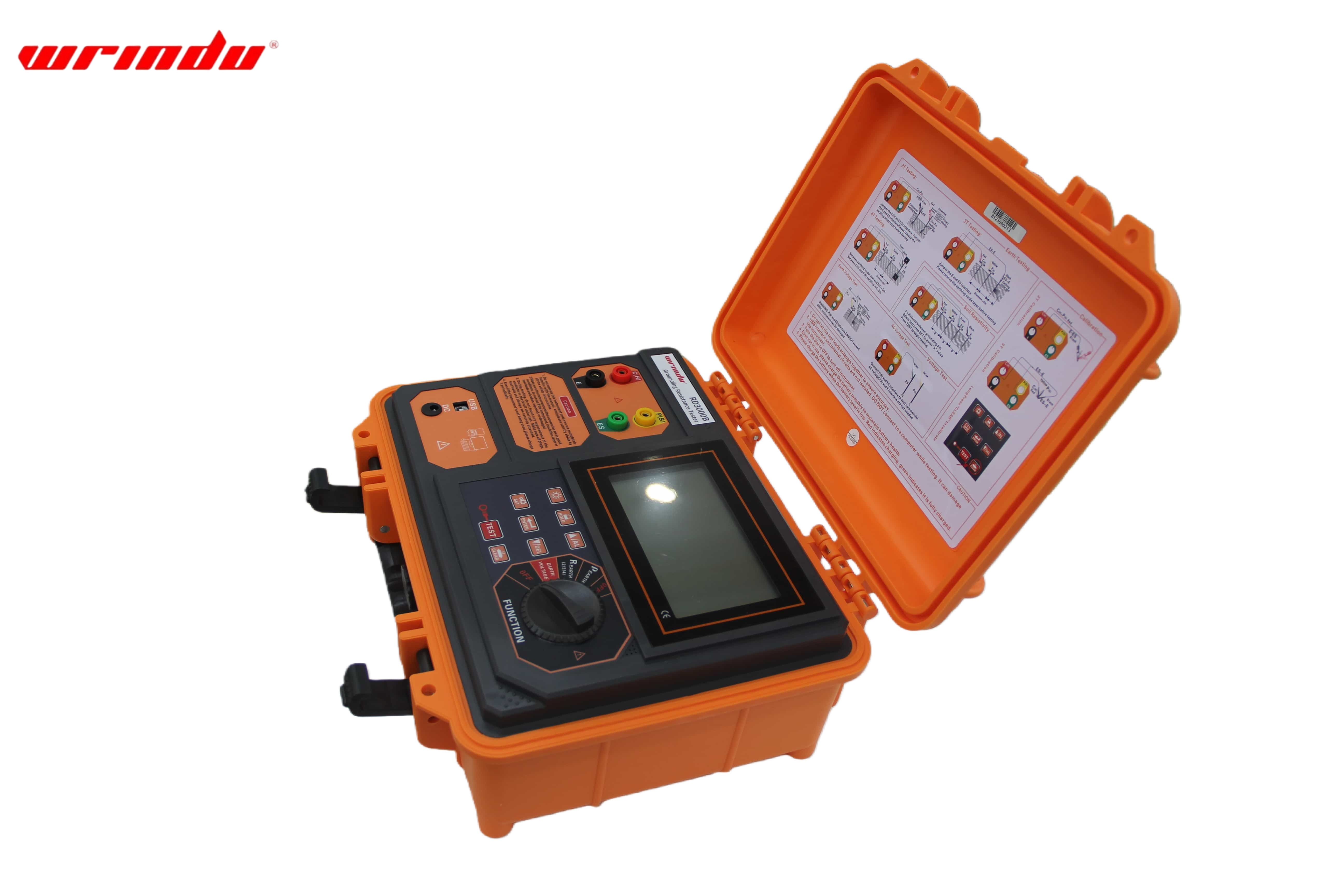 Manufacturer Digital Clamp-on Earth Ground Resistance Tester Meter