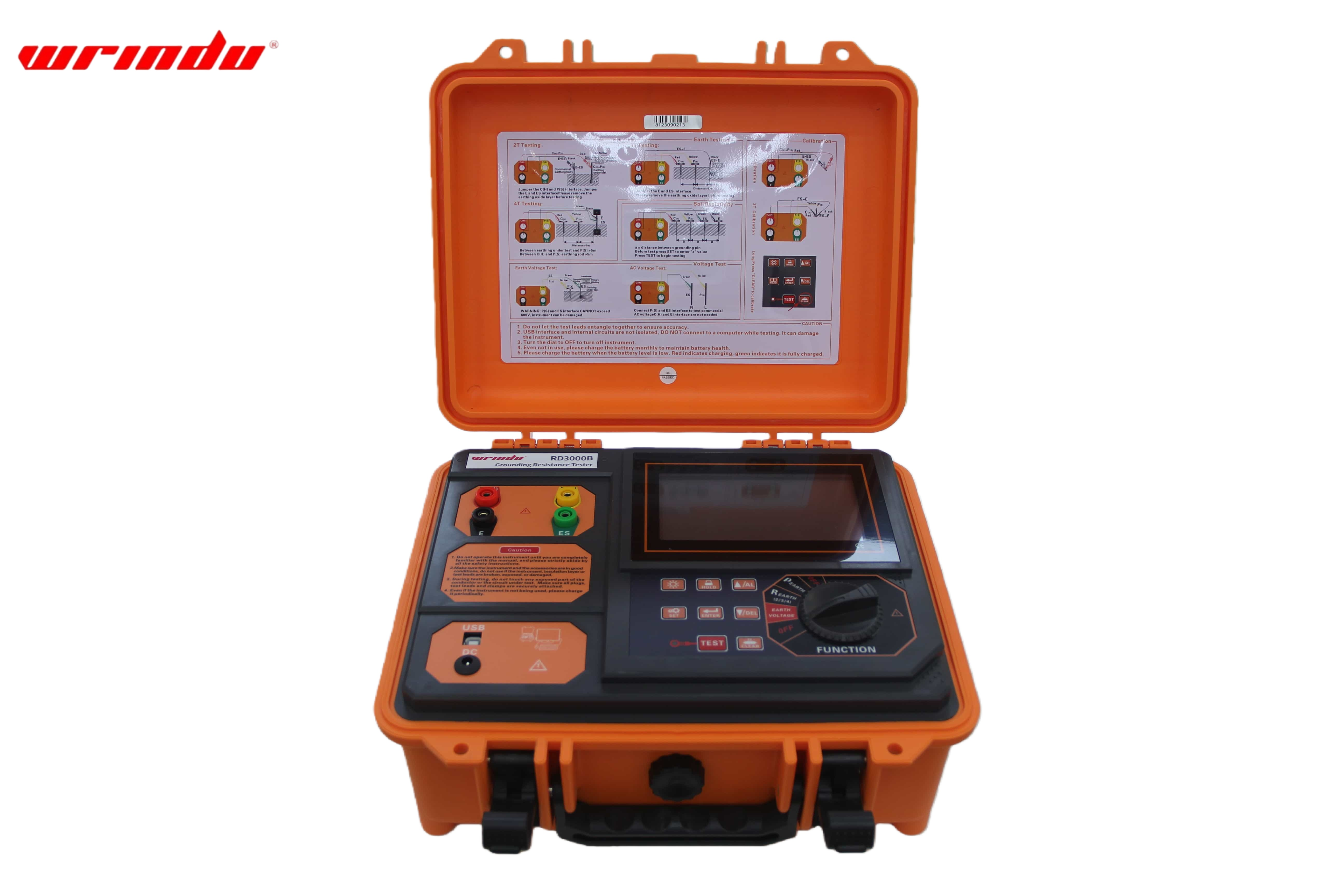 Manufacturer Digital Clamp-on Earth Ground Resistance Tester Meter