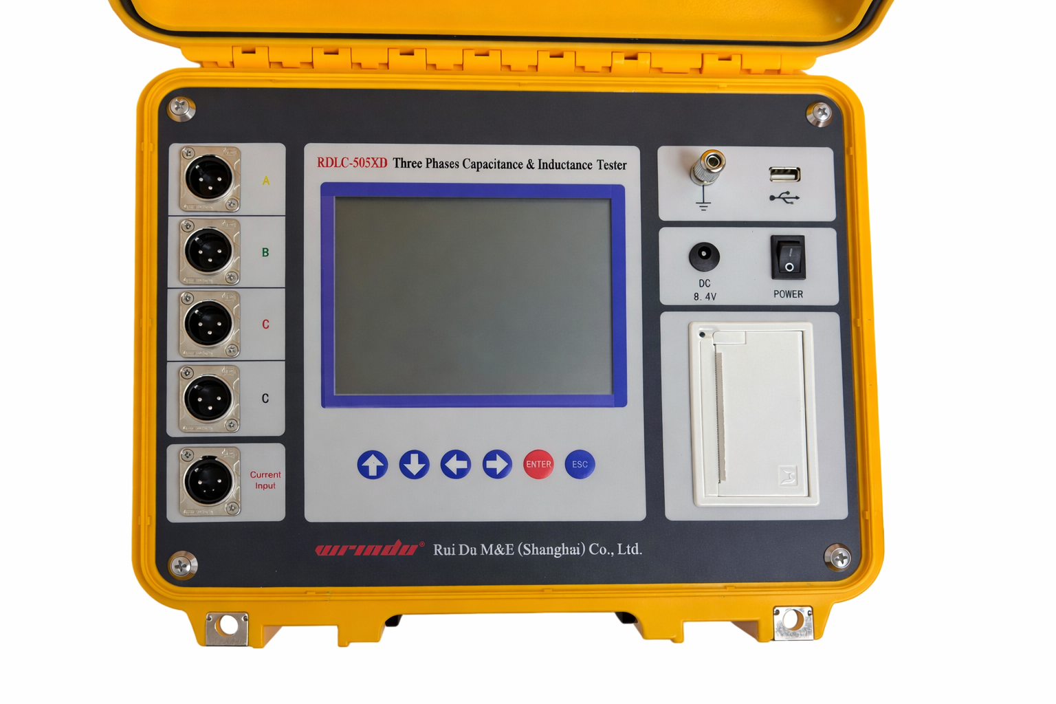 New Three Phases Capacitance and Inductance Tester