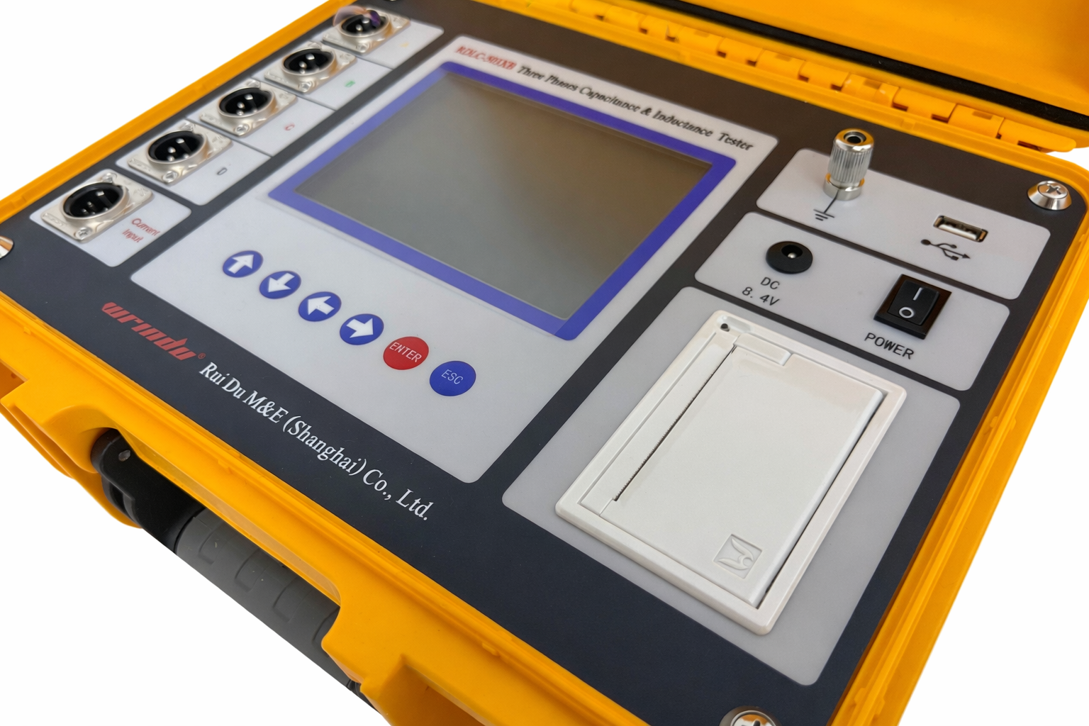 New Three Phases Capacitance and Inductance Tester