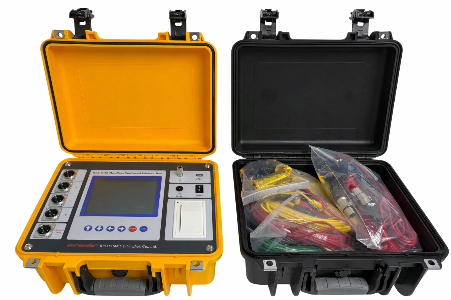New Three Phases Capacitance and Inductance Tester