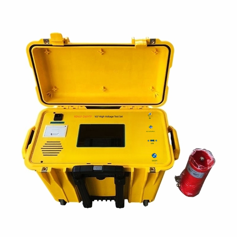 60KV VLF Hipot Tester | 0.01-0.1Hz Auto Frequency VLF Tester with Tan Delta PD DC Test