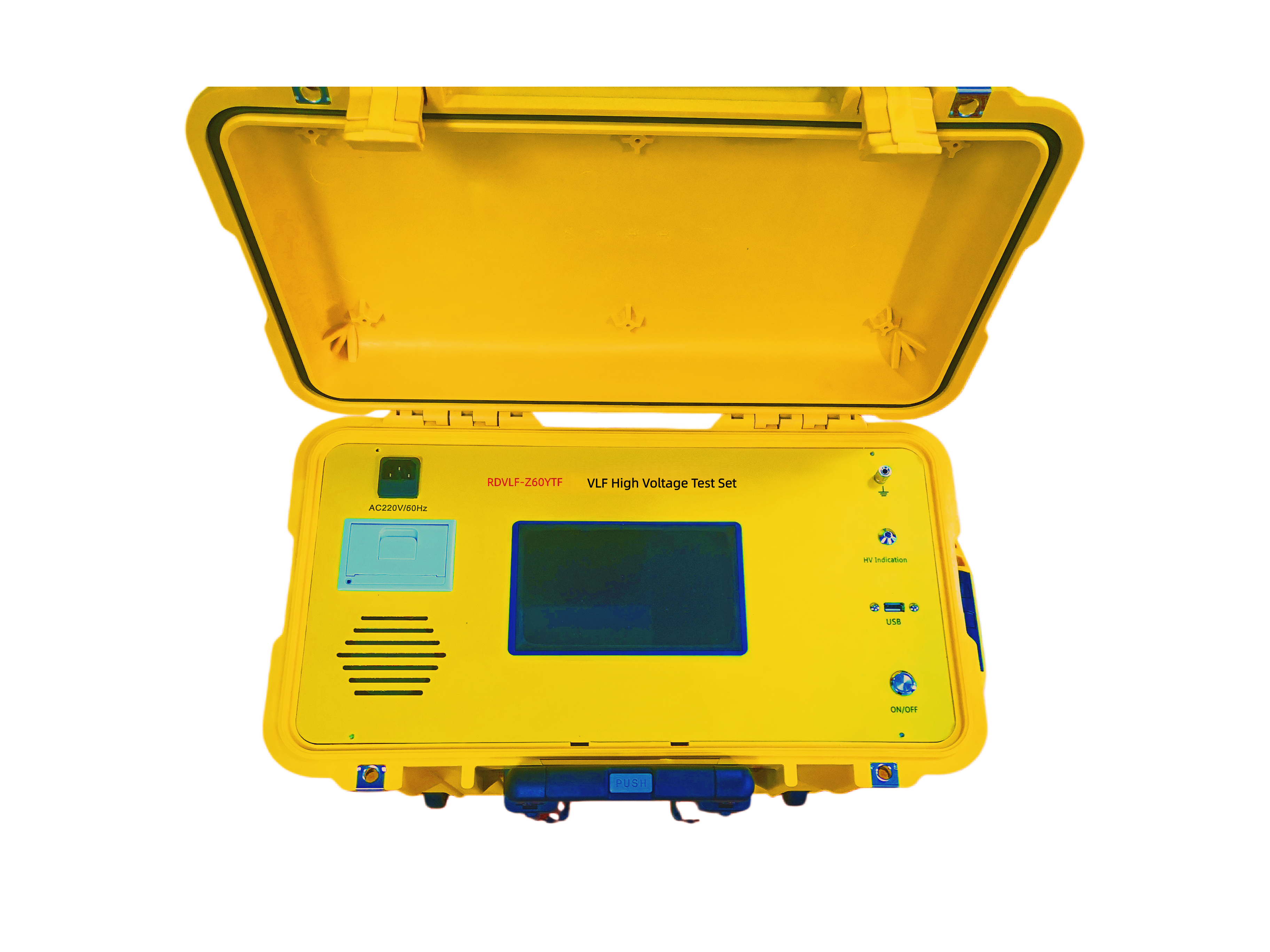 60KV VLF Hipot Tester | 0.01-0.1Hz Auto Frequency VLF Tester with Tan Delta PD DC Test