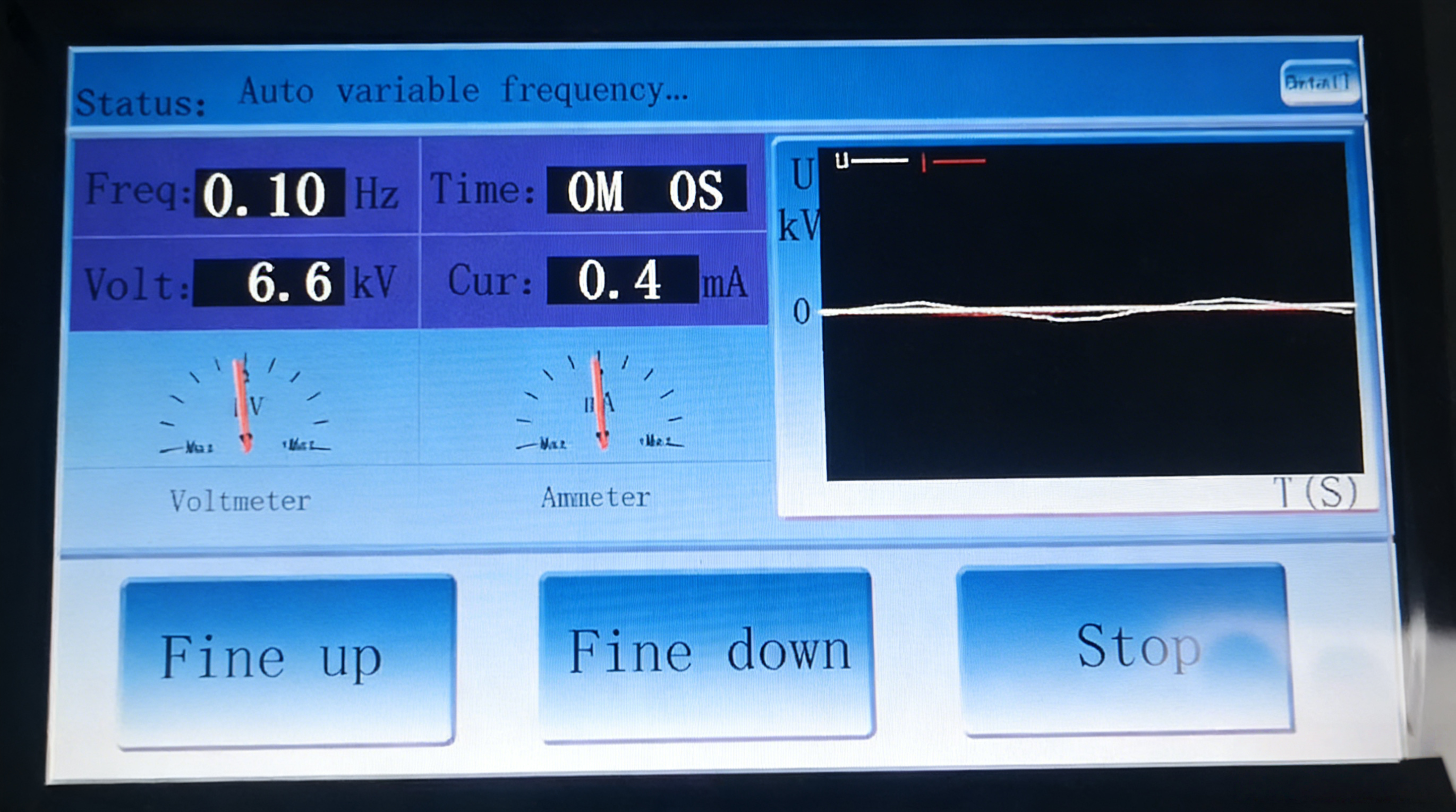 60KV VLF Hipot Tester | 0.01-0.1Hz Auto Frequency VLF Tester with Tan Delta PD DC Test
