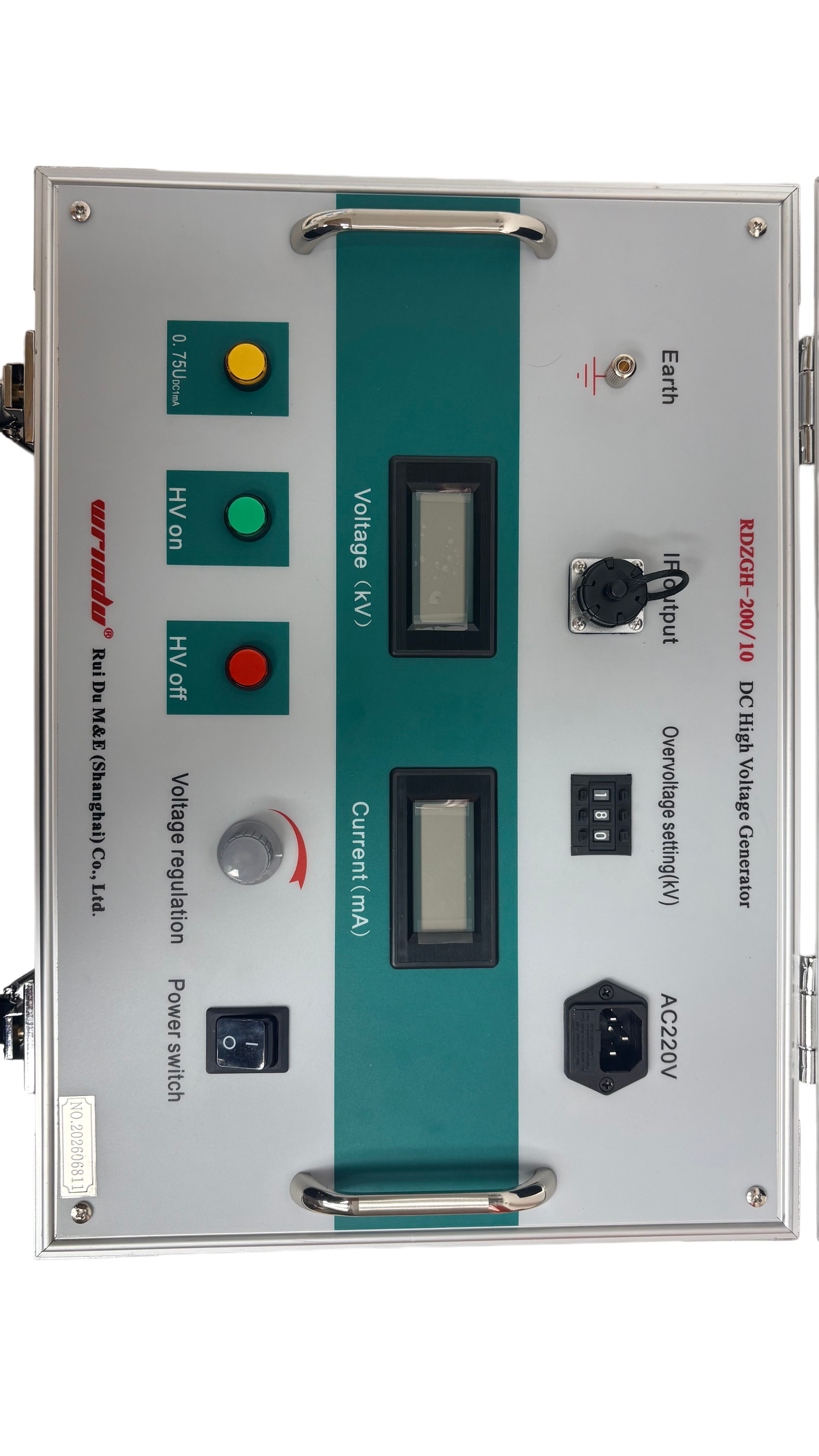 DC High Voltage Generator for Withstand Voltage Testing